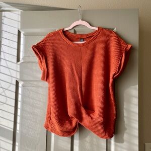 Cross Wrap Batwing Blouse